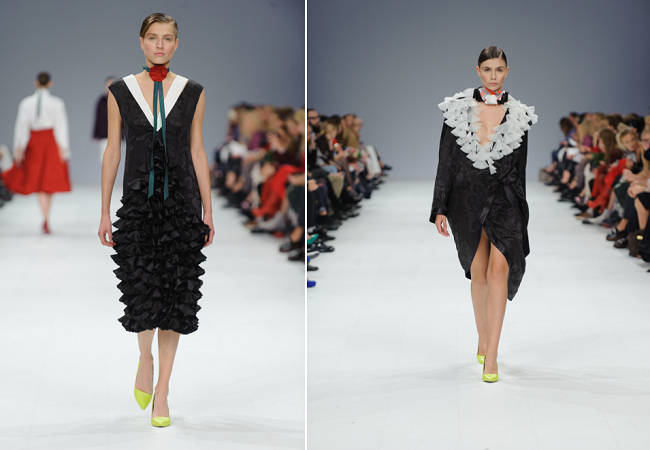 Прозорі блузки, кльош і вічна смужка: модні тренди сезону весна/літо-2017 від українських дизайнерів. Частина перша